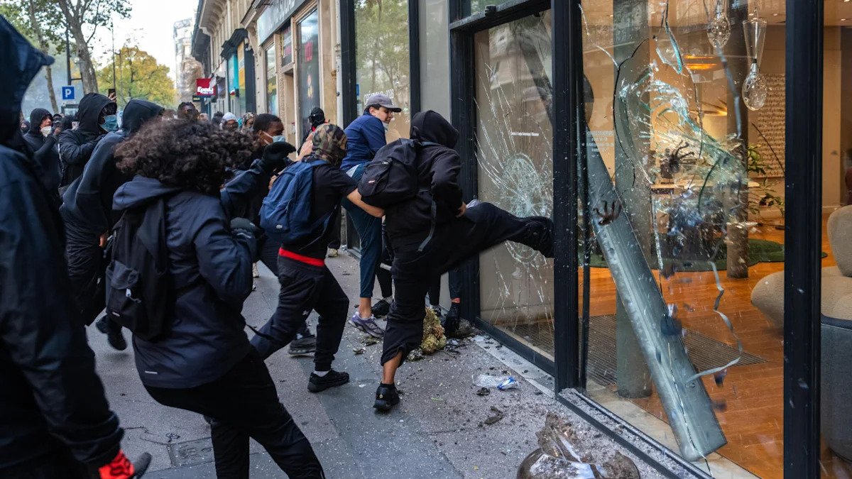 lvmh,-kering-and-hermes-shares-fall-as-france-riots-damage-3,000-shops-and-bond-yields-surge-to-2002-highs