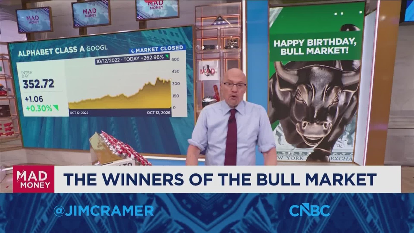 The lesson over the last four years was you need to keep the faith, says Jim Cramer