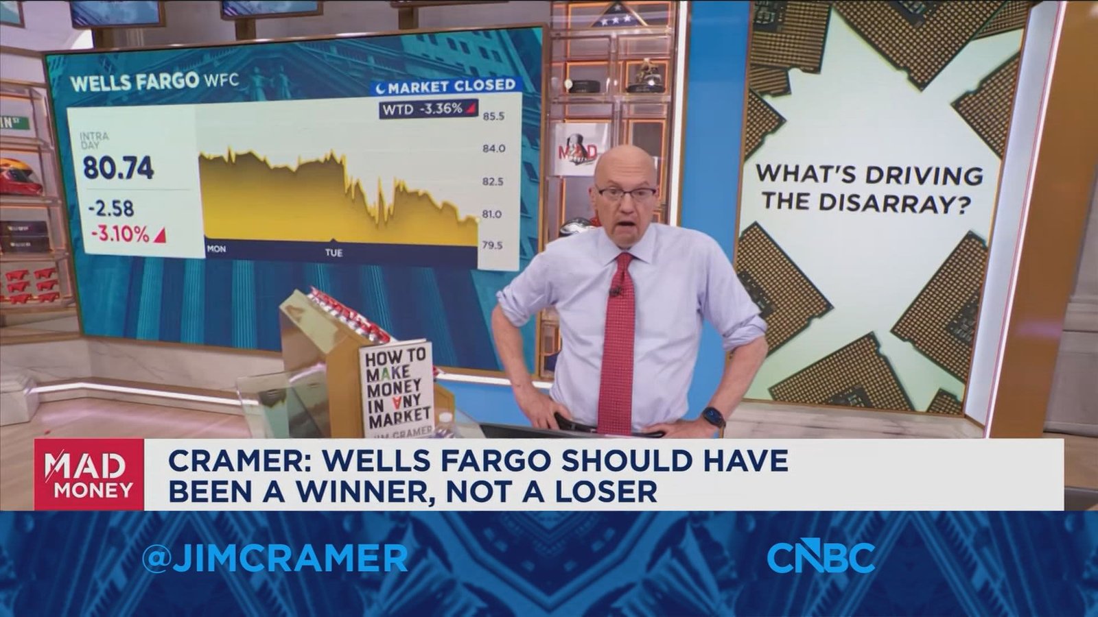 Jim Cramer talks what is driving the selling in semiconductors